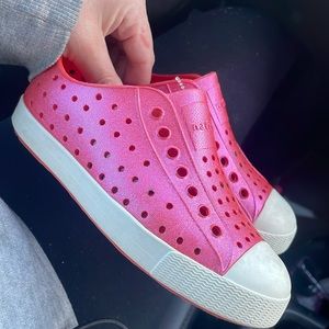 Native Shoes Shimmer Red 12